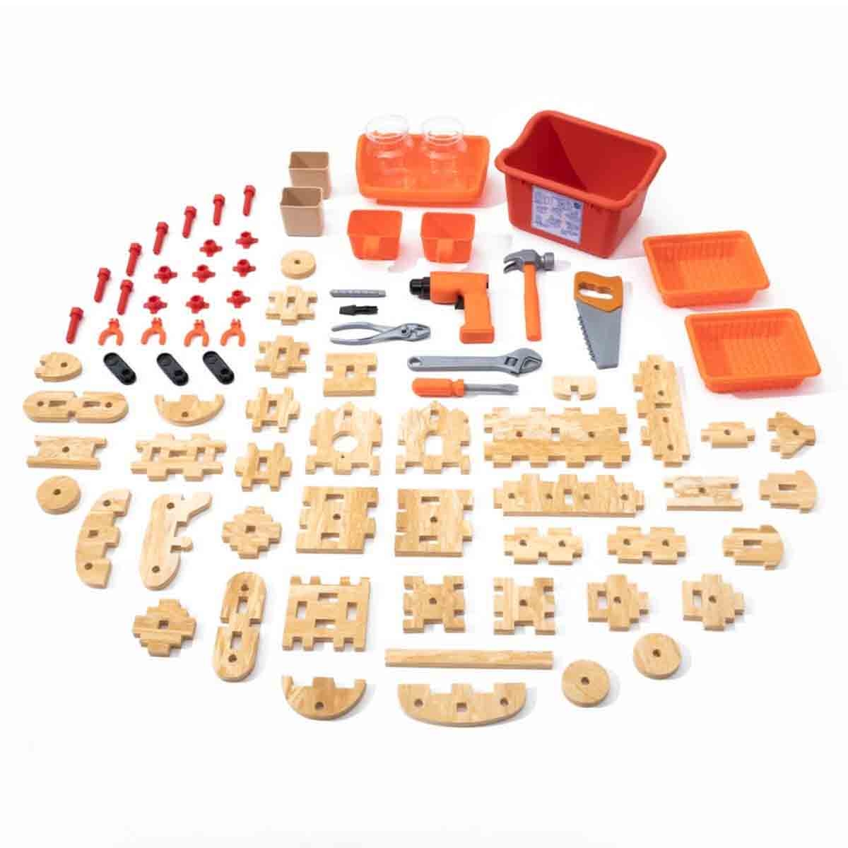 ستيب 2 ورشة لعب برو بلاي وطاولة ادوات للجنسين، 3-4 سنوات