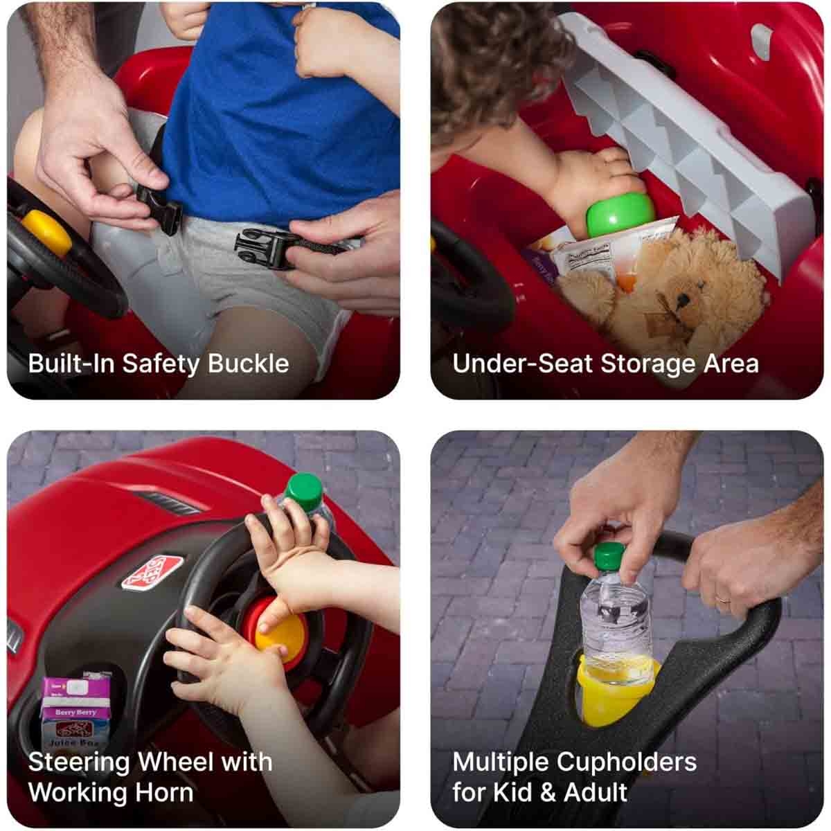 ستيب 2 عربة ريد ويسبر رايد كروزر للجنسين، 3-4 سنوات