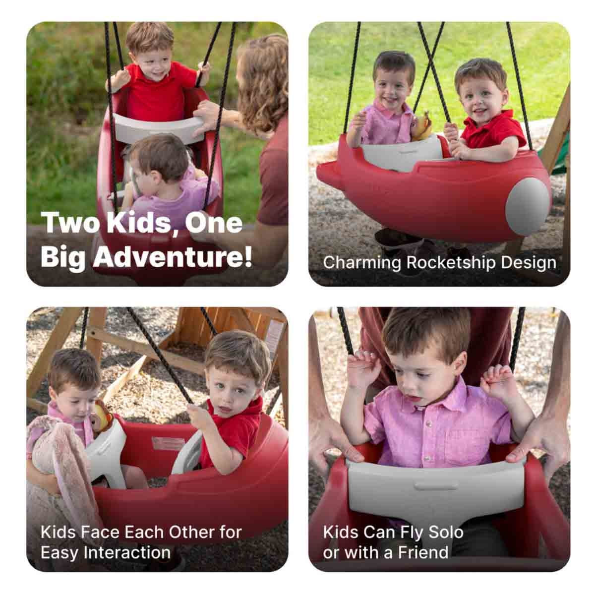 ستيب 2 أرجوحة روكيت لاثنين للأطفال، 0-2 سنوات