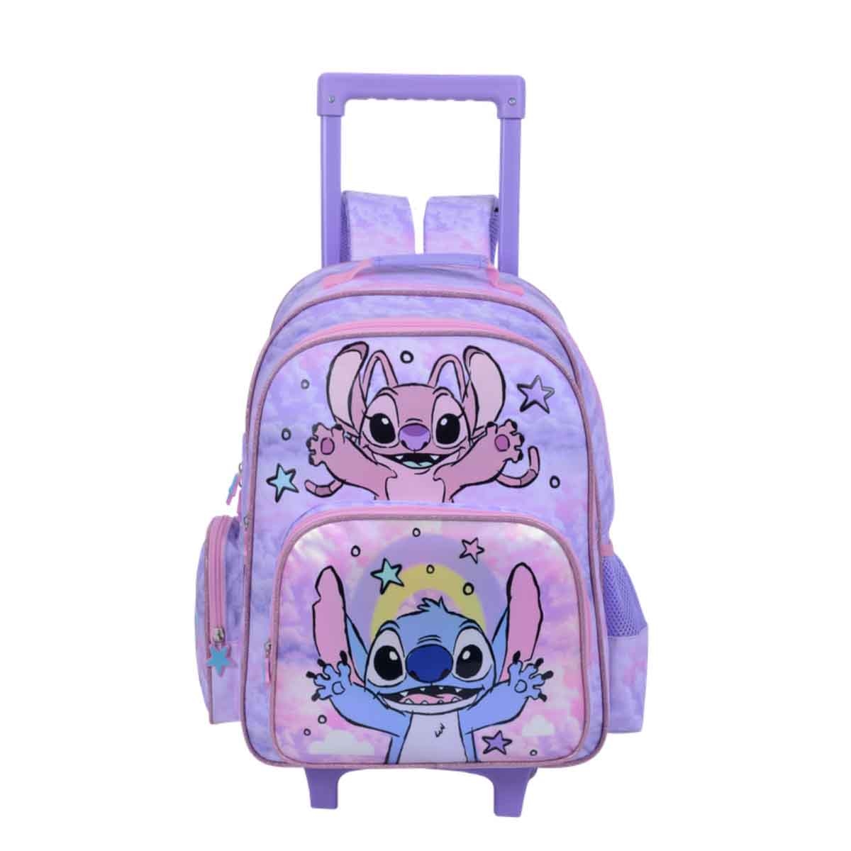 ليليو & ستيتش حقيبة ترولي مدرسية بتصميم شخصية كرتونية مقاس 16 انش