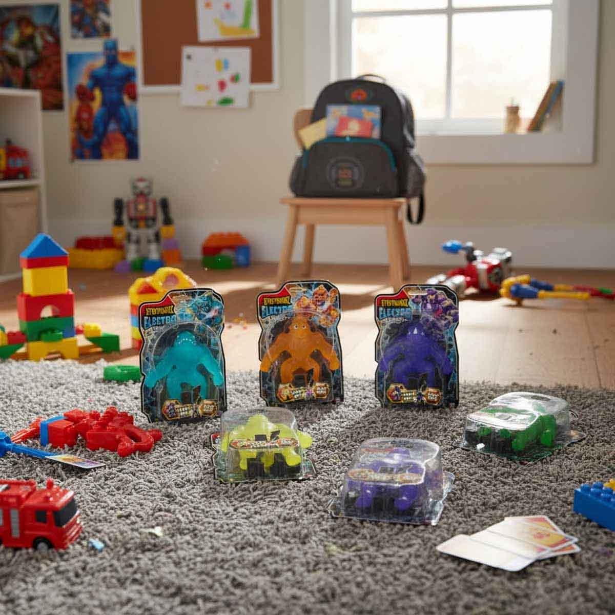 سترتشرز شخصية منوعة إلكترونية قابلة للتمدد للجنسين، من عمر 3-4 سنوات