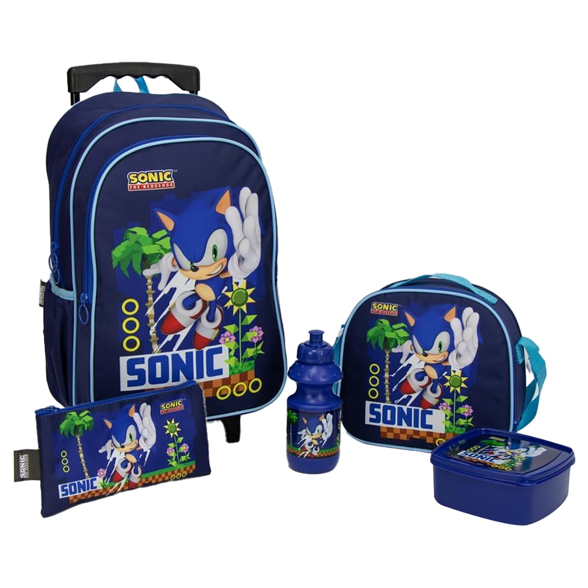 سنس بي تي إس مجموعة مدرسية 5 في 1 ديزني سونيك للجنسين، من عمر 5 إلى 7 سنوات