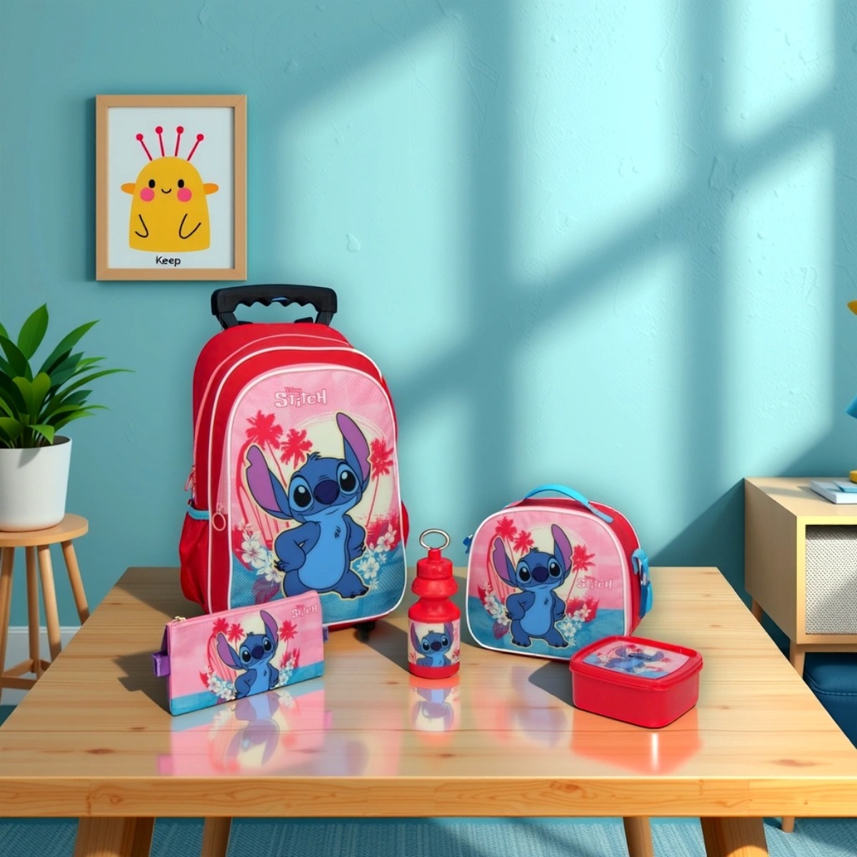 طقم مدرسة ديزني ستيتش 5 في 1 من سنسي بي تي إس للجنسين، 5-7 سنوات