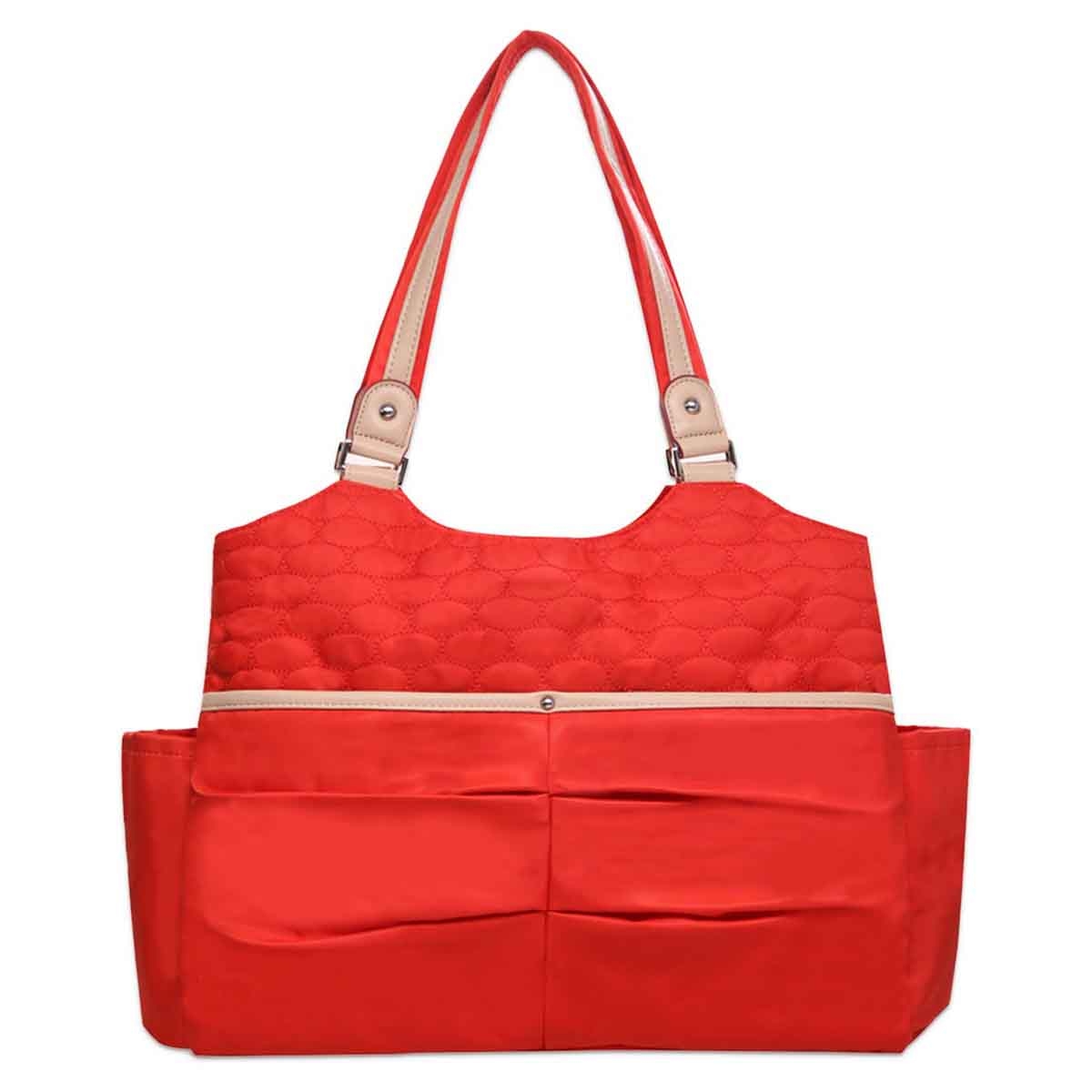 سنفينو حقيبة حفاضات توت فاشن 21.5 لتر أحمر، 0-2 سنوات