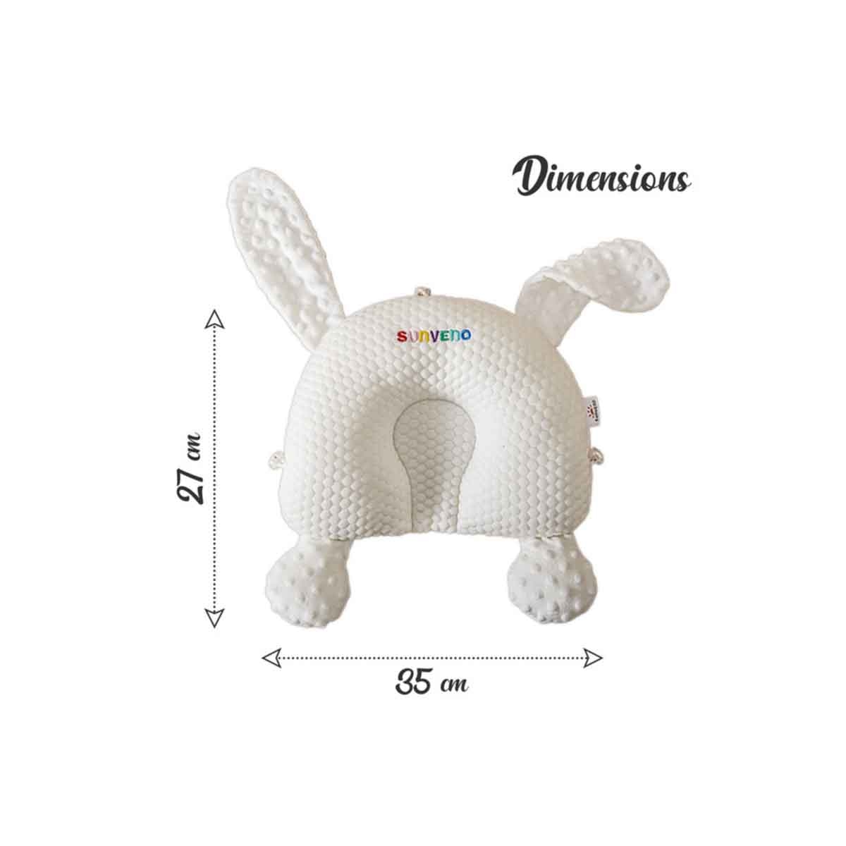 سنفينو وسادة تشكيل الرأس للرضع بتصميم الأرنب