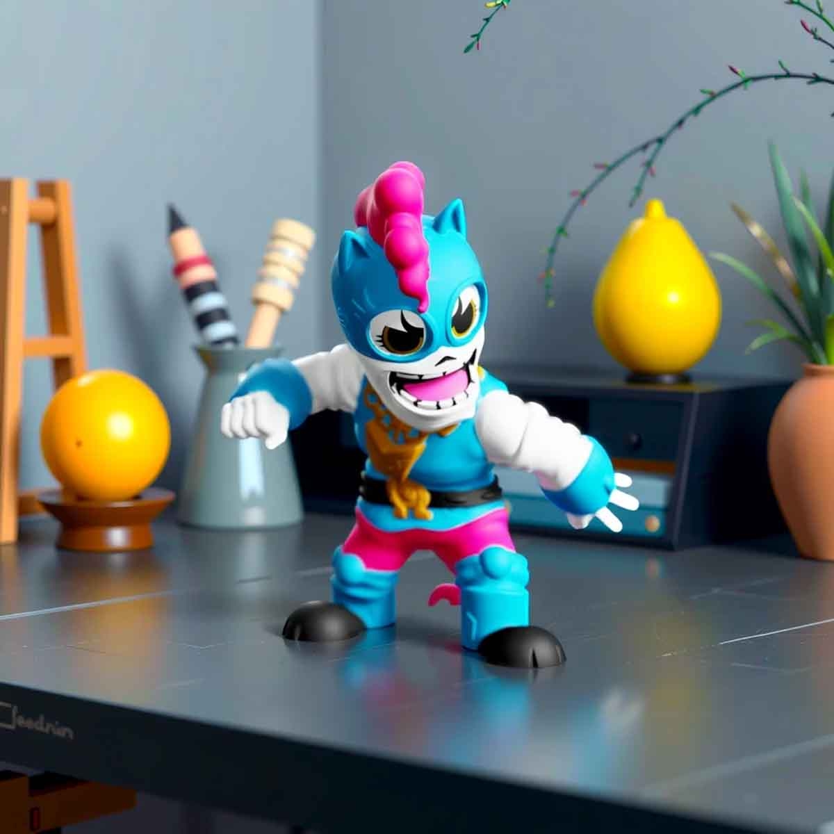 سوبر ماسكد مجسم بيغ بوني سترتش تيك للجنسين، من عمر 5-7 سنوات