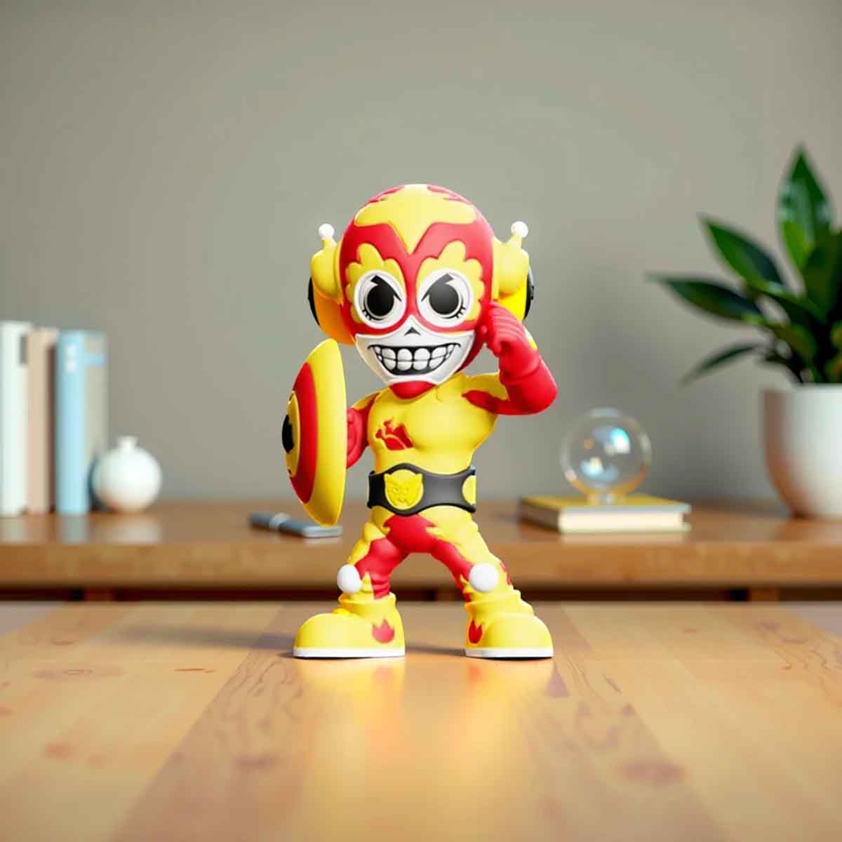 سوبر ماسكد مجسم كابتن نوغت سترتش تيك للجنسين، من عمر 5-7 سنوات