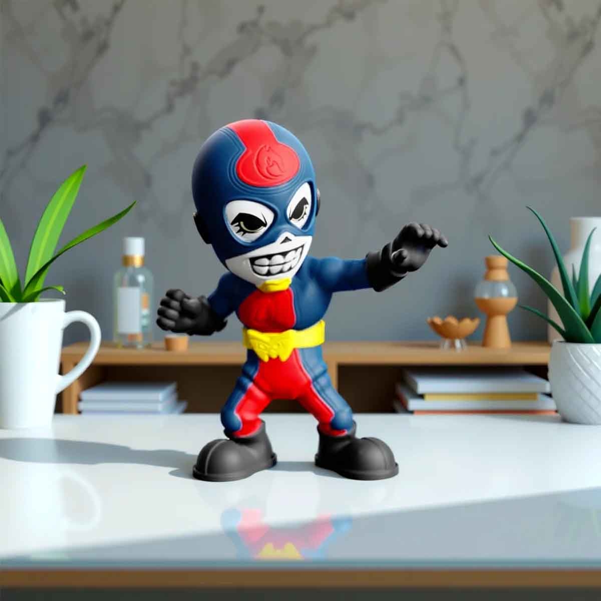 سوبر ماسكد مجسم بيبر-مان سترتش تيك للجنسين، من عمر 5-7 سنوات