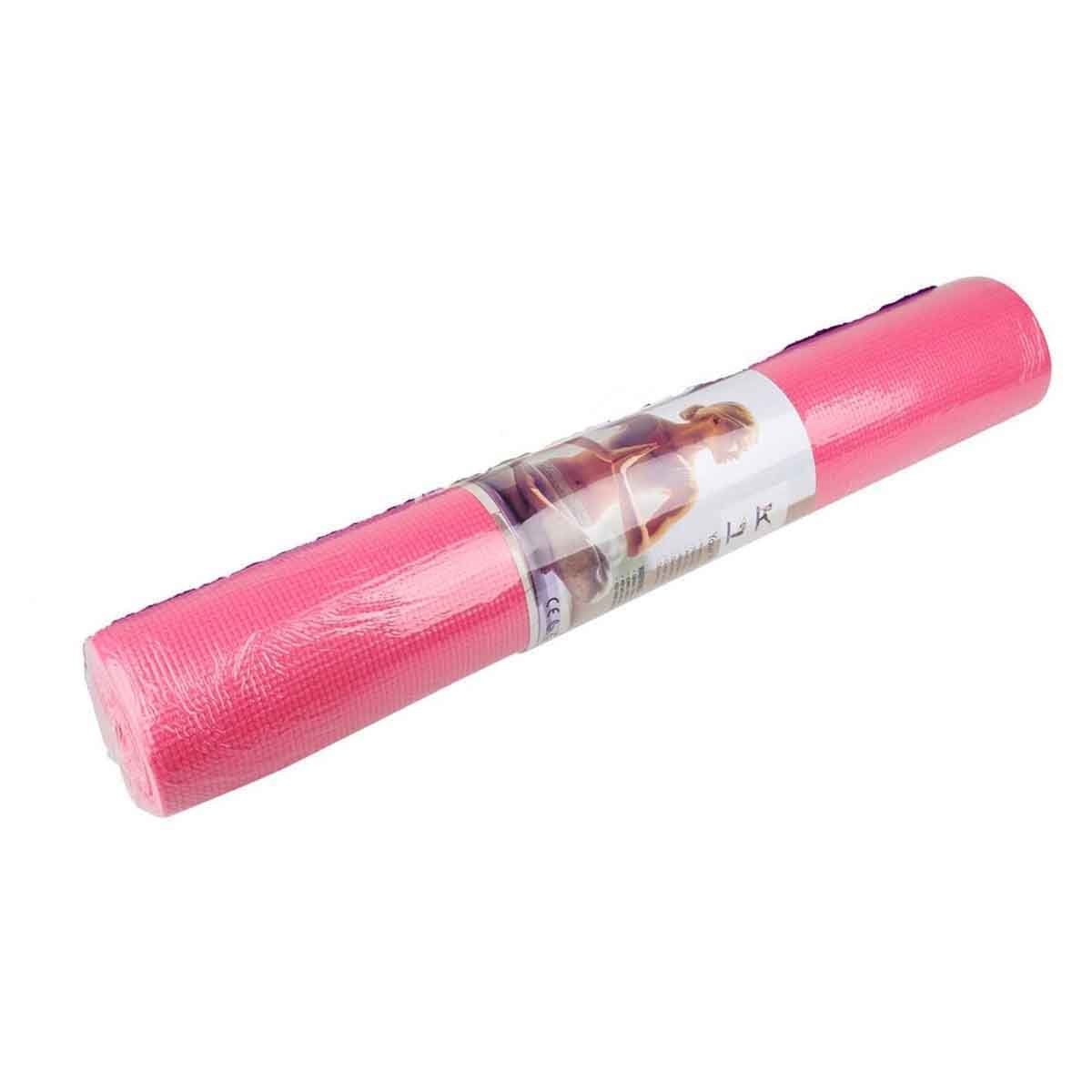 سوبريم سبورتس بساط يوغا فاخر PVC بسماكة 4 مم – وردي