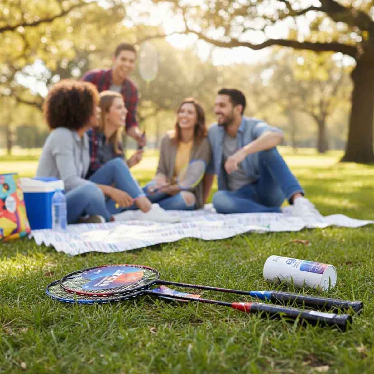 سوبريم سبورتس مجموعة كرة ريشة 5 قطع