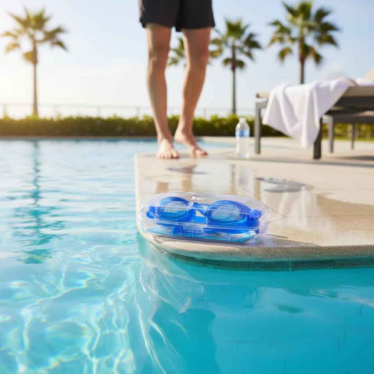 سوبريم سبورتس نظارات سباحة للأطفال مقاومة للضباب