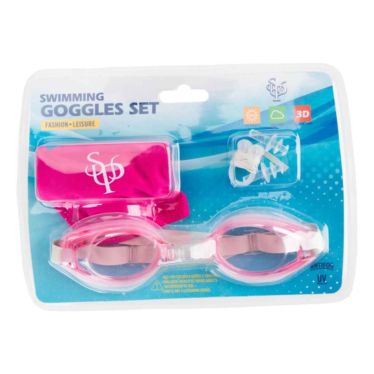 سوبريم سبورتس مجموعة نظارات سباحة متنوعة للمراهقين