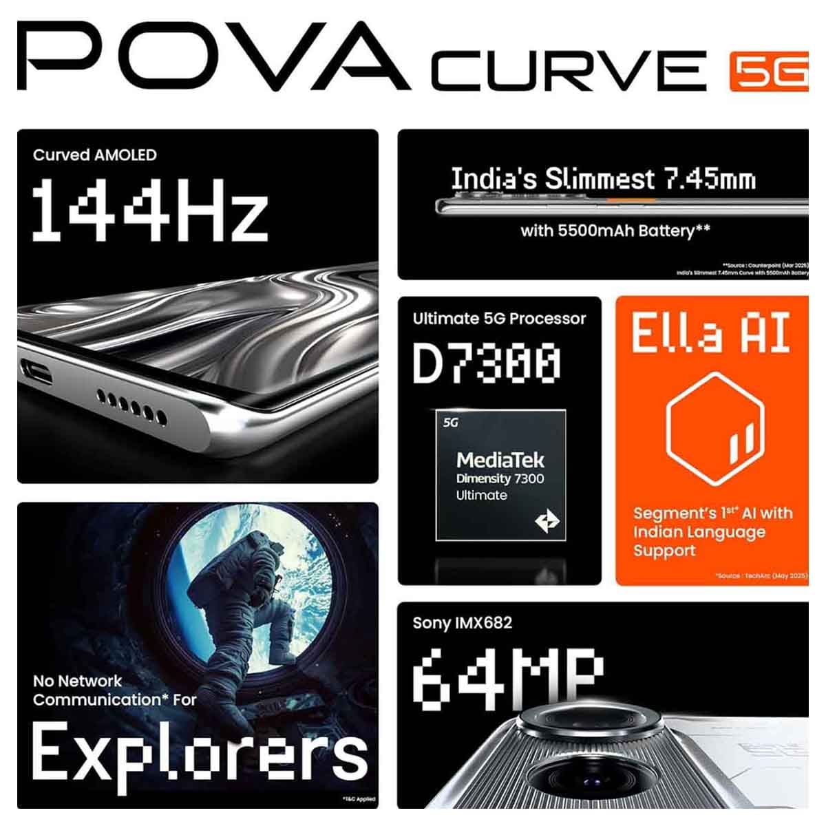 تكنو بوفا كيرف جوال أندرويد فايف جي