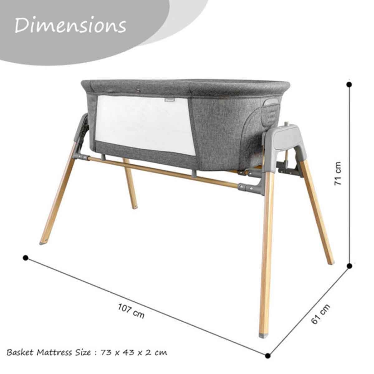 تكنم سرير هزاز 3 في 1 مع ناموسية