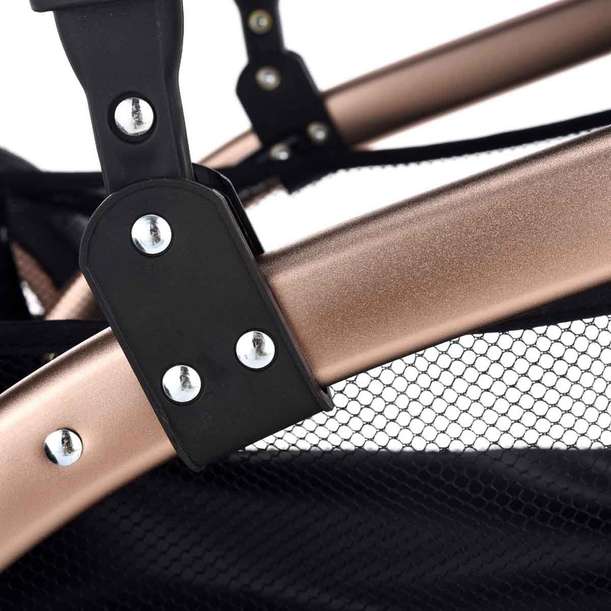 تيكنوم عربة أطفال 3 في 1 مع سنفينو حقيبة حفاضات توت فاشن مجموعة، 0-2 سنوات، عدد 2