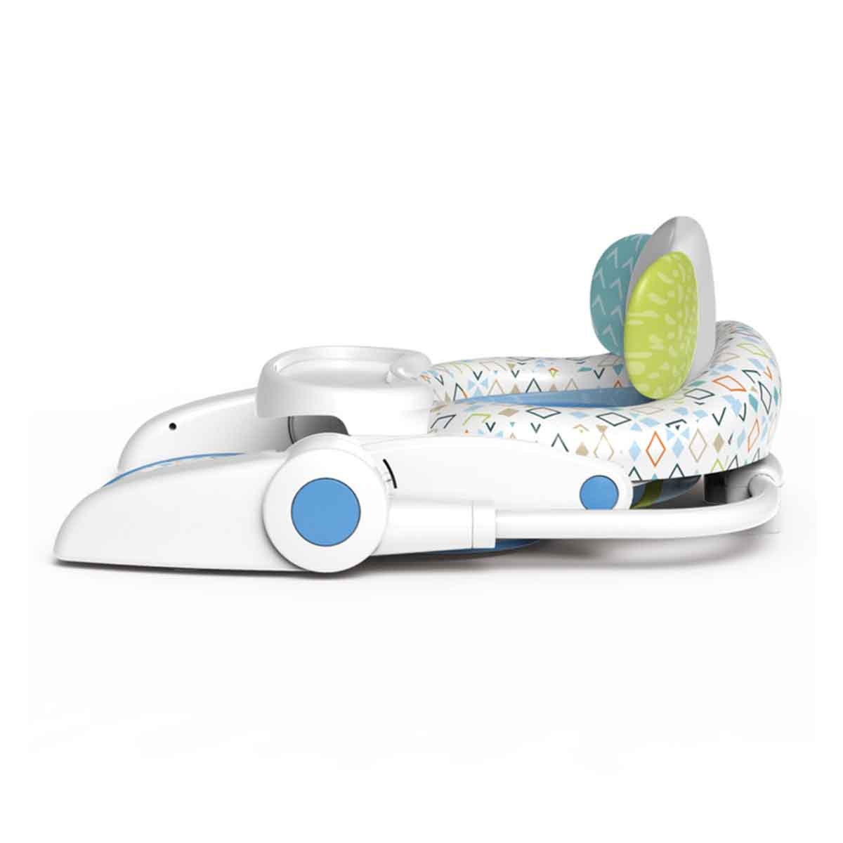 تيكنوم كرسي طعام محمول مع وضعية استرخاء للأطفال بتصميم فيل، 0-2 سنة