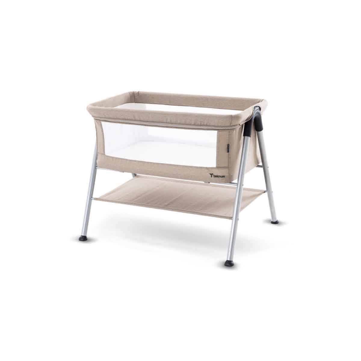 تيكنوم سرير جانبي سليبسِن 2 بلون عاجي للأطفال، 0-2 سنة