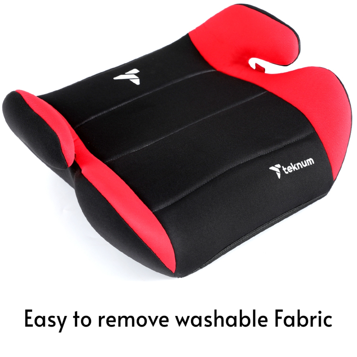 تيكنوم مقعد سيارة بوستر بلوتو 4 باللون الأحمر للجنسين من عمر 5 إلى 7 سنوات