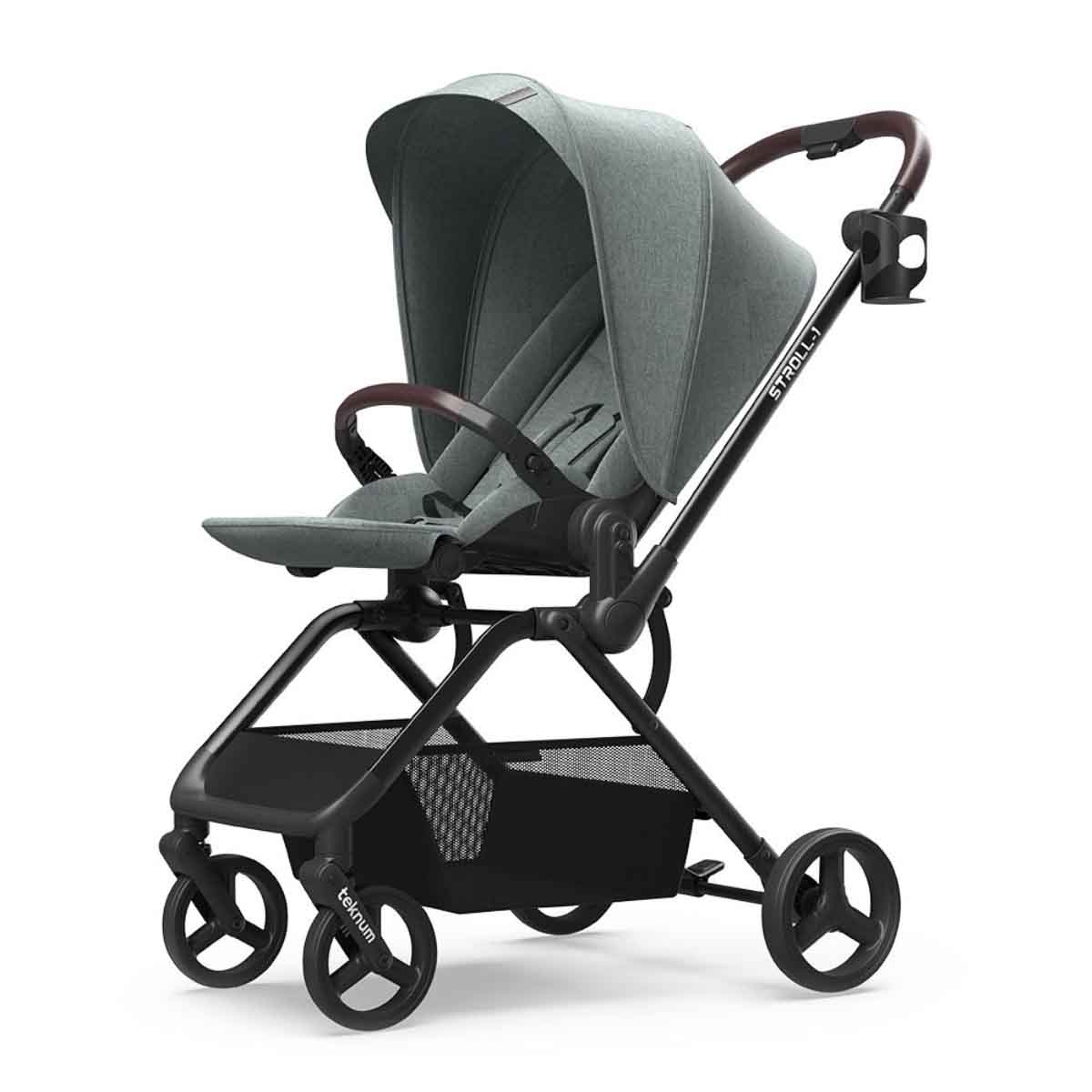 تكنم عربة أطفال ستروول 1 قابلة للعكس بلون أخضر زيتوني