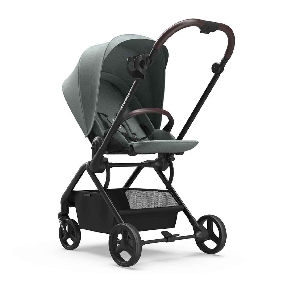 تكنم عربة أطفال ستروول 1 قابلة للعكس بلون أخضر زيتوني
