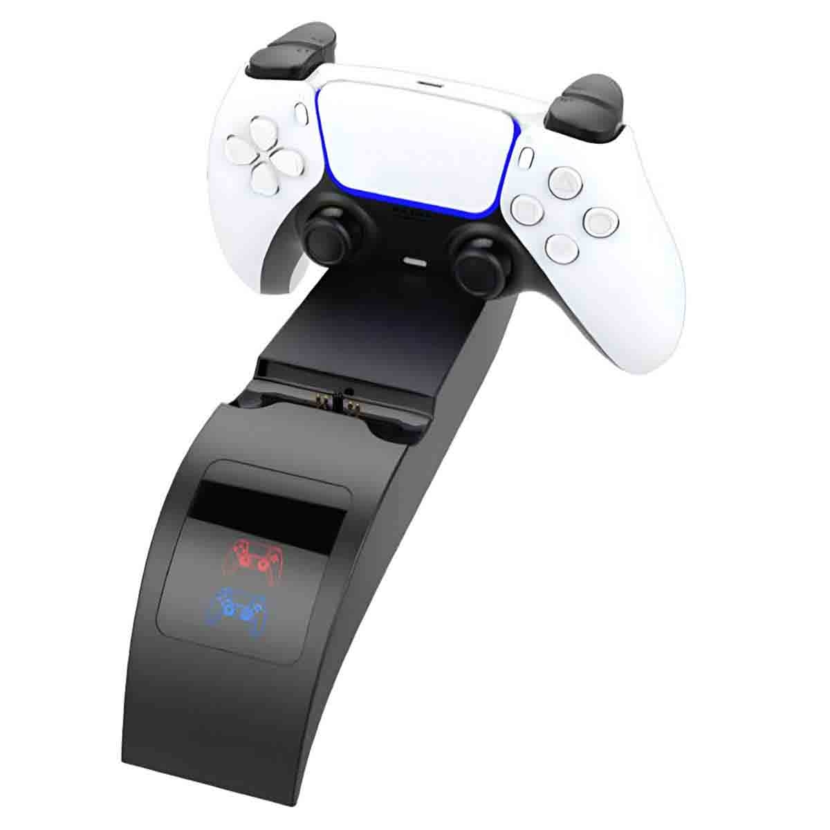 369 رينبو بريدج شاحن مزدوج لوحدة تحكم بلايستيشن 5