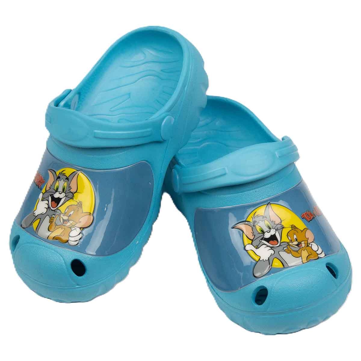 توم آند جيري صنادل مريحة وخفيفة للأولاد باللون الأزرق