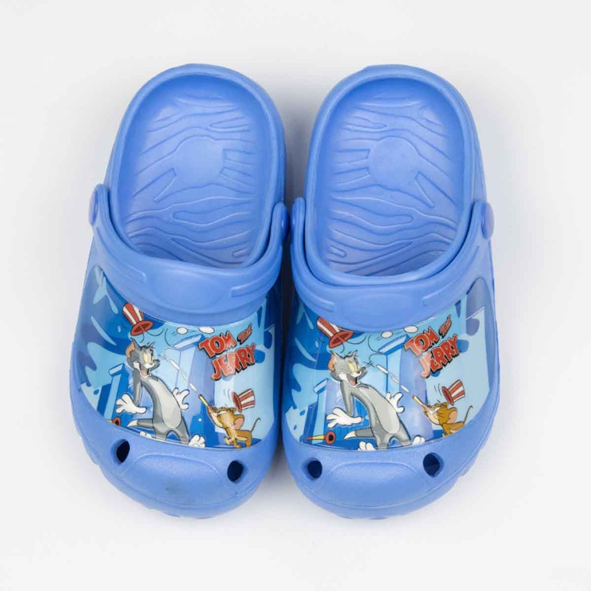 توم آند جيري صنادل مريحة وخفيفة للأولاد باللون الأزرق