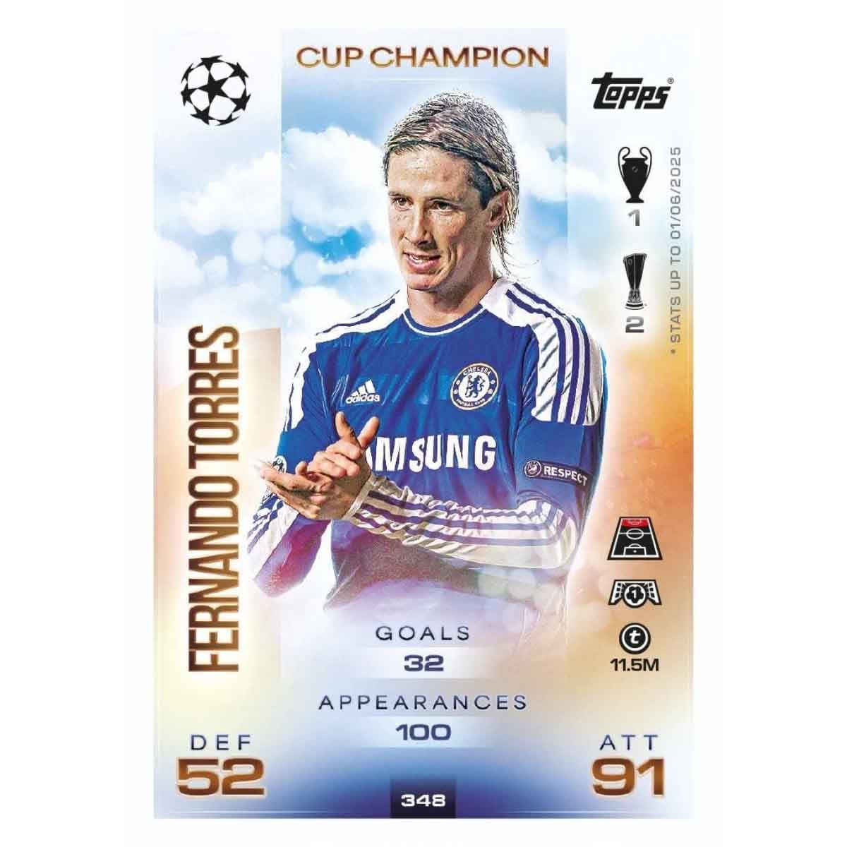 توبس ماتش أتاكس 2025/26 علبة ميغا معدنية متنوعة – لعبة بطاقات