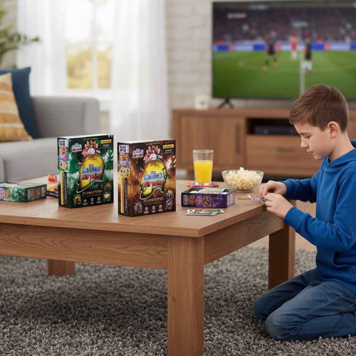 توبس ماتش أتاكس 2025/26 علبة ميغا معدنية متنوعة – لعبة بطاقات