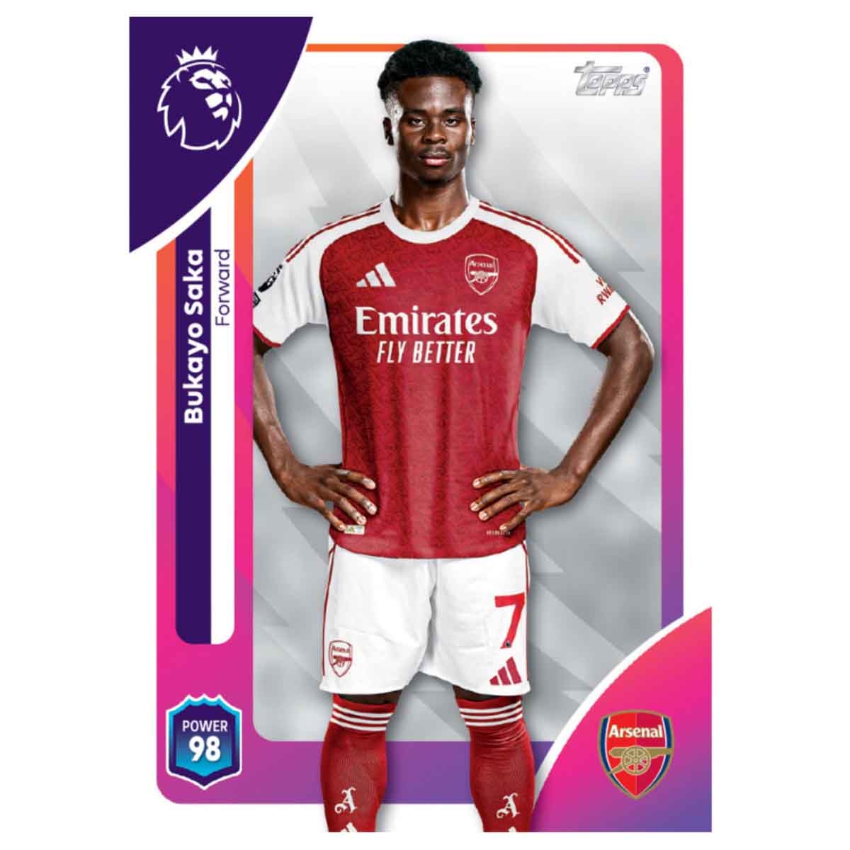 توبس الدوري الإنجليزي الممتاز 2025/26 علبة باكيت فردية 28 قطعة – لعبة بطاقات