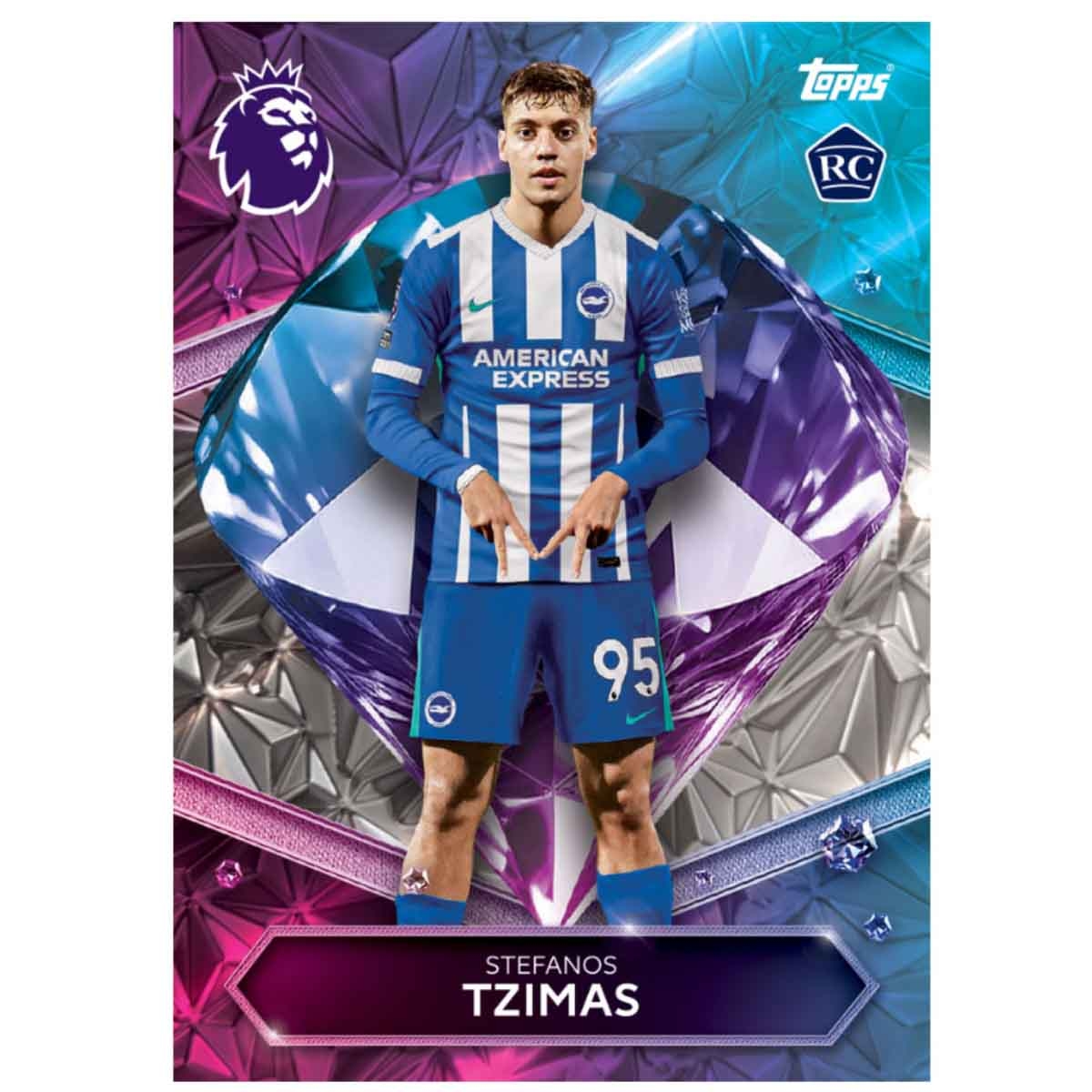 توبس الدوري الإنجليزي الممتاز 2025/26 علبة باكيت فردية 28 قطعة – لعبة بطاقات