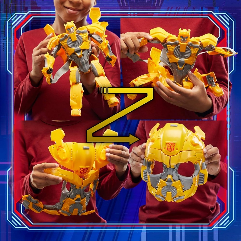 ترانسفورمرز ون دمية بامبلبي B-127 2 في 1 بحجم 9.8 إنش للجنسين، 5-7 سنوات