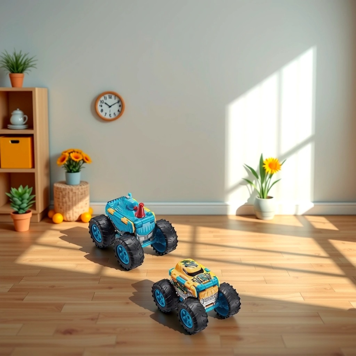 شاحنة ترانسراكرز 2 في 1 شاحنة لعبة وحيد القرن الوحش القلابة 2 في 1 للجنسين، 3-4 سنوات