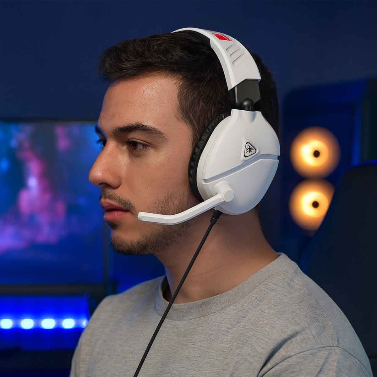 ترتل بيتش 70N سماعة رأس بيضاء لجهاز نينتندو سويتش