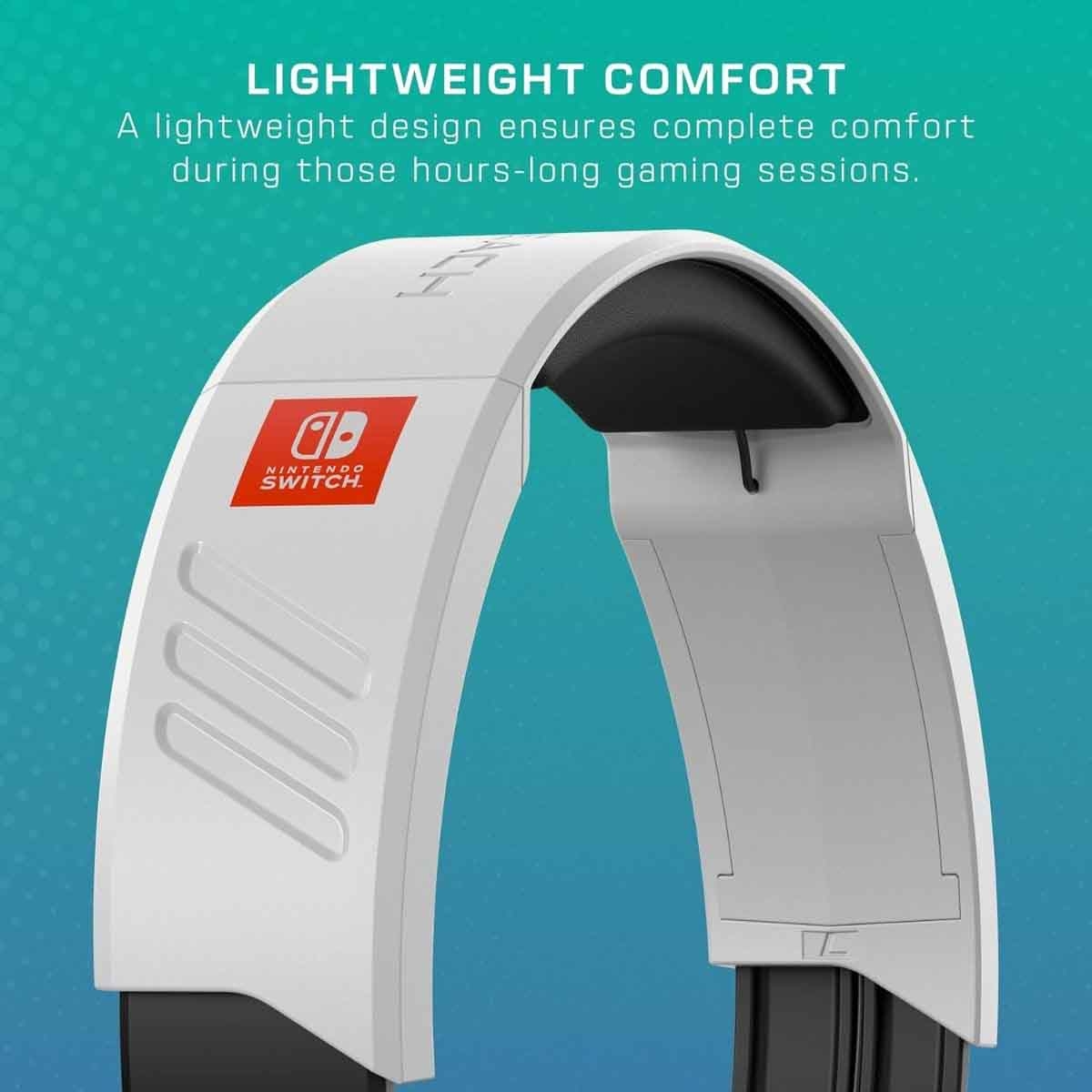 ترتل بيتش 70N سماعة رأس بيضاء لجهاز نينتندو سويتش