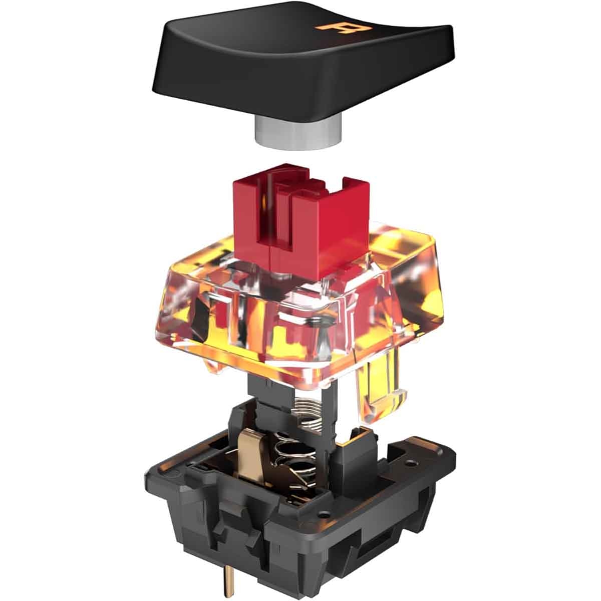 تيرتل بيتش أسود لوحة مفاتيح ألعاب فولكان تي كي إل آيمو لينيار