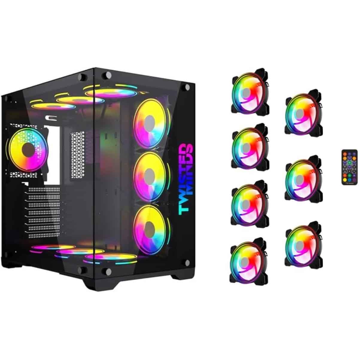 تويستد مايندز بولِت أسود كيس كمبيوتر ألعاب متوسط الحجم