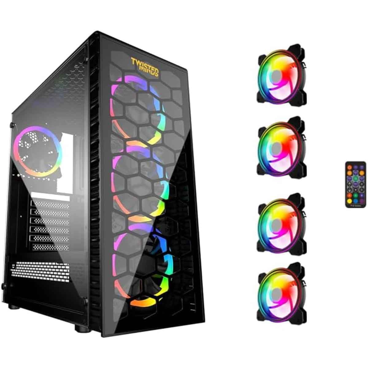 تويستد مايندز كيلستريك-03 أسود كيس كمبيوتر ألعاب متوسط الحجم