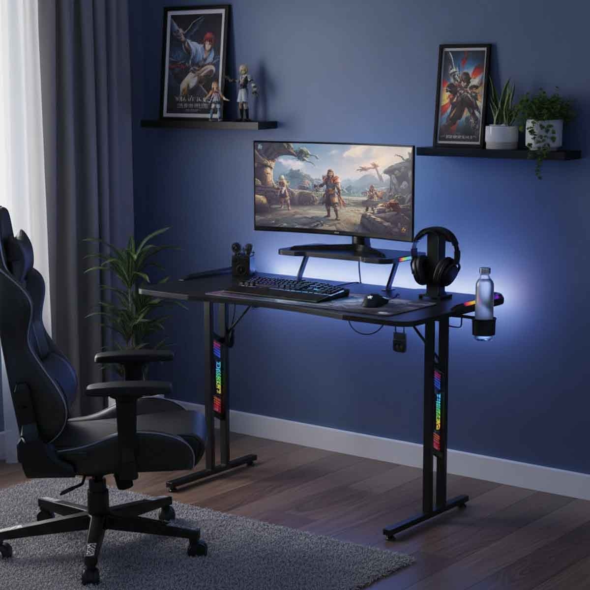 تويستد مايندز مكتب ألعاب RGB بشكل حرف X