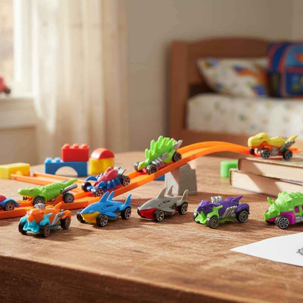 تيمسترز سيارة دايكاست بيست ماشينز للجنسين، من عمر 3-4 سنوات