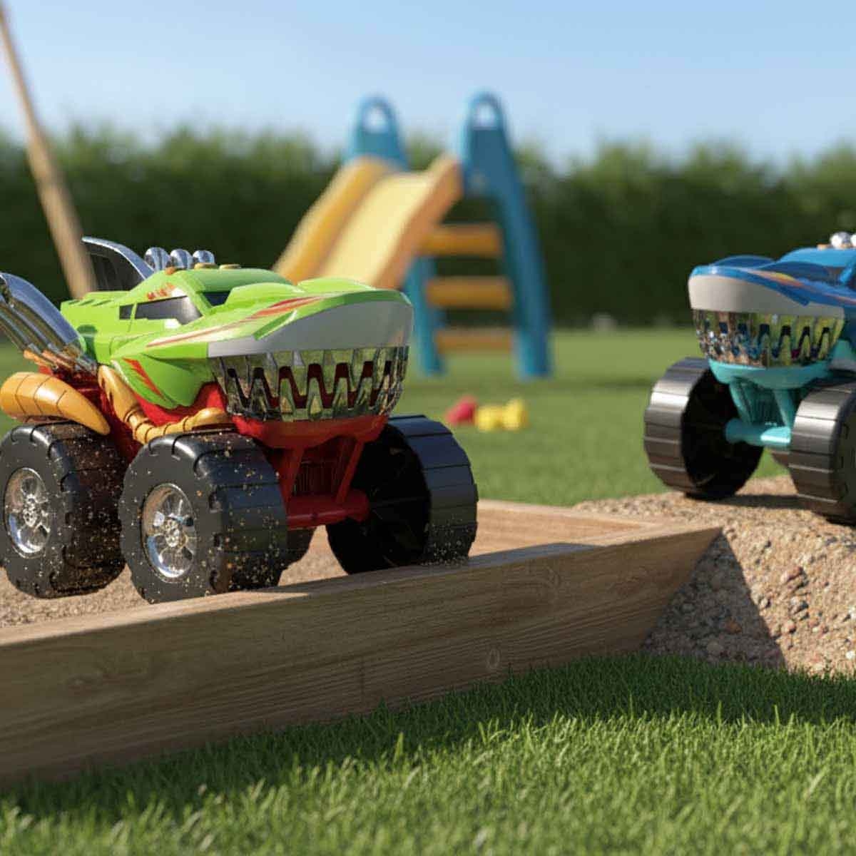 تيمسترز روبو شارك من مجموعة مونسترز موفرز منوعة للجنسين، من عمر 3-4 سنوات