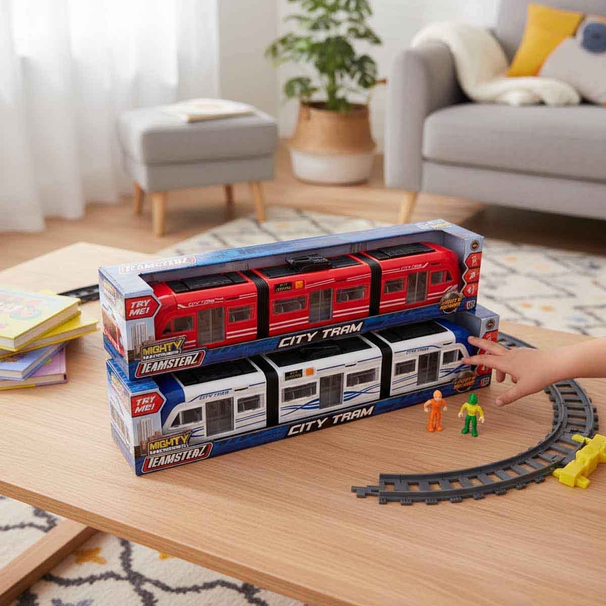 تيمسترز ترام مدينة صغير مع ضوء وصوت منوع للجنسين، من عمر 3-4 سنوات