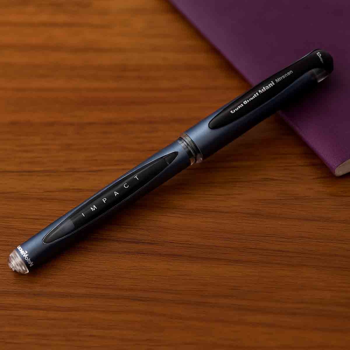 يوني بول قلم جل إيمباكت أسود 1.0 ملم