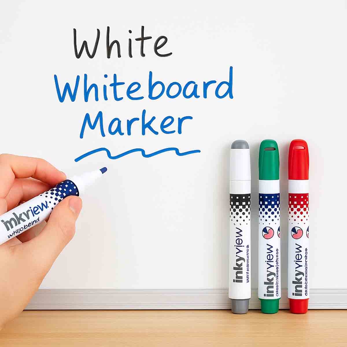 يوني بول مجموعة 4 أقلام تحديد إنك فيو للسبورة البيضاء