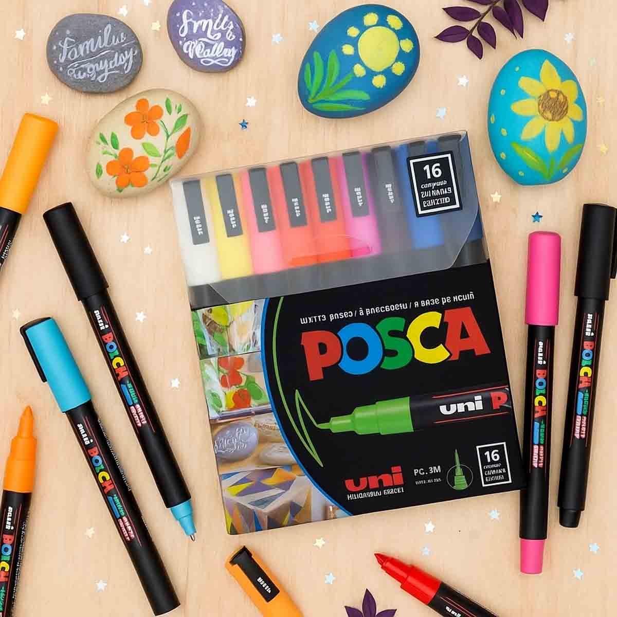 يوني بوسكا مجموعة 16 قلم تلوين أساسية