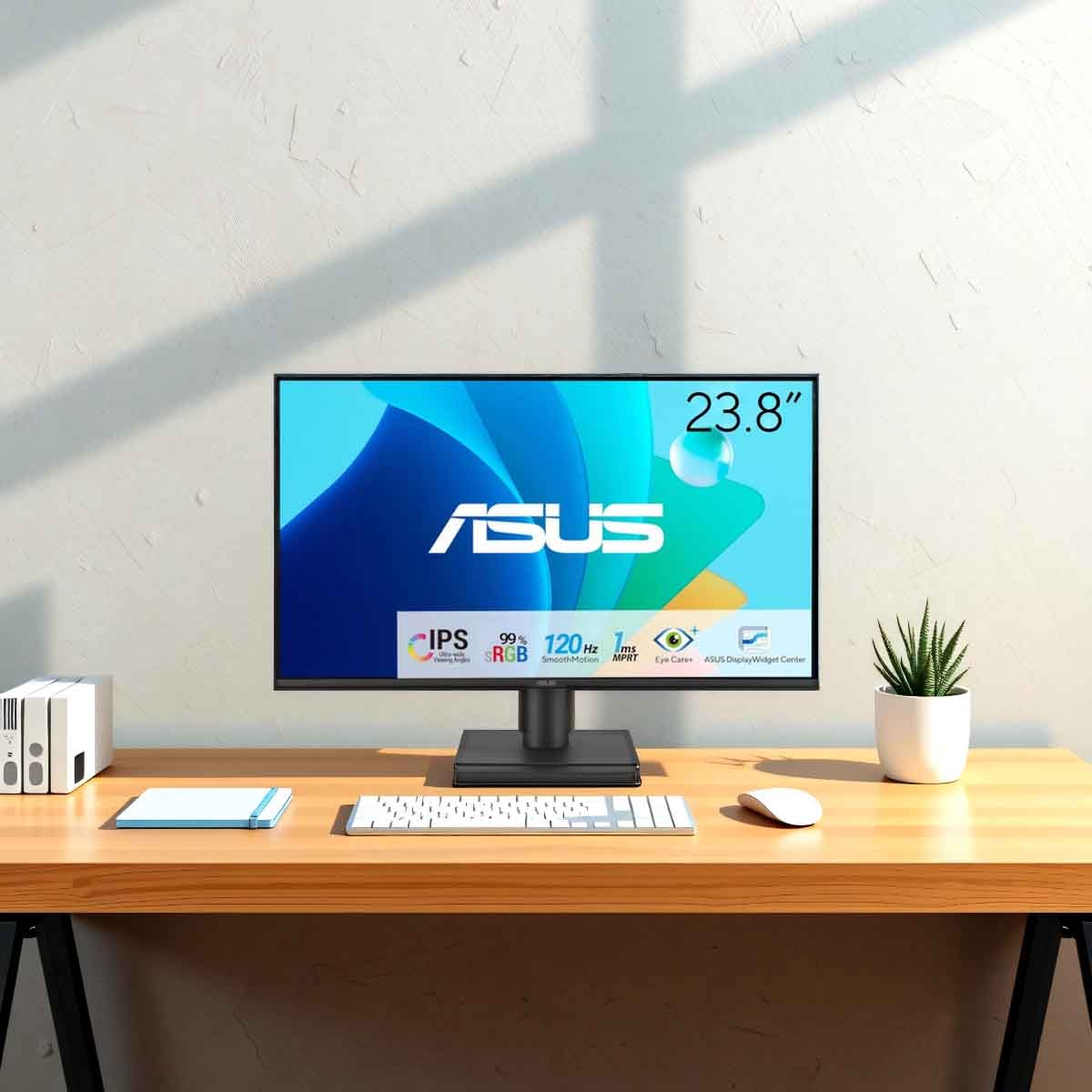 أسوس شاشة ألعاب مقاس 23.8 بوصة في إيه249 إتش جي بتقنية العناية بالعين