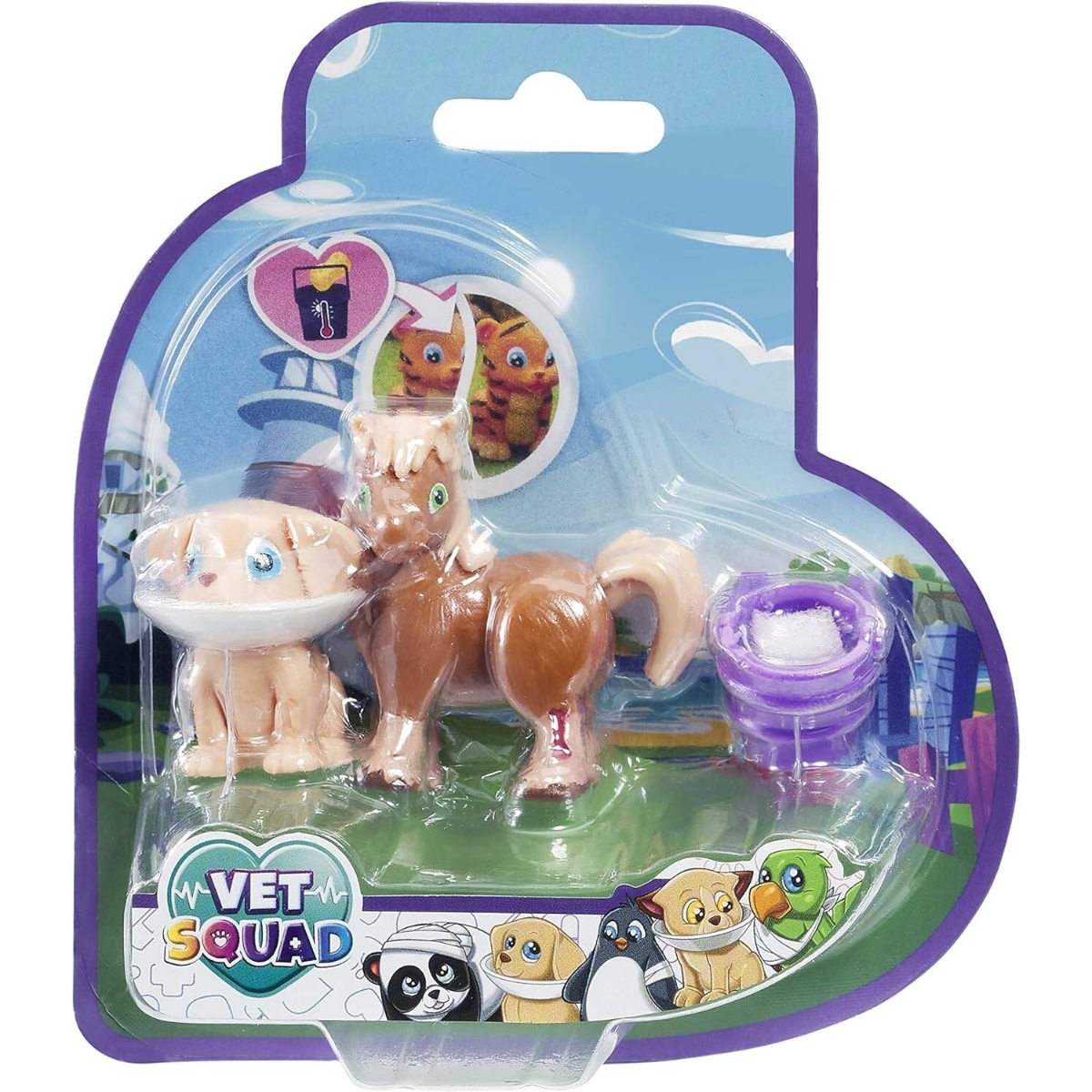 فيت سكواد فيقرز حيوانات لطيفة متنوعة للجنسين، 5-7 سنوات، مجموعة من 2