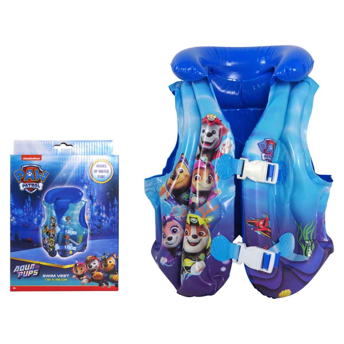 نيكيلوديون باو باترول سترة سباحة للأولاد، 3-4 سنوات