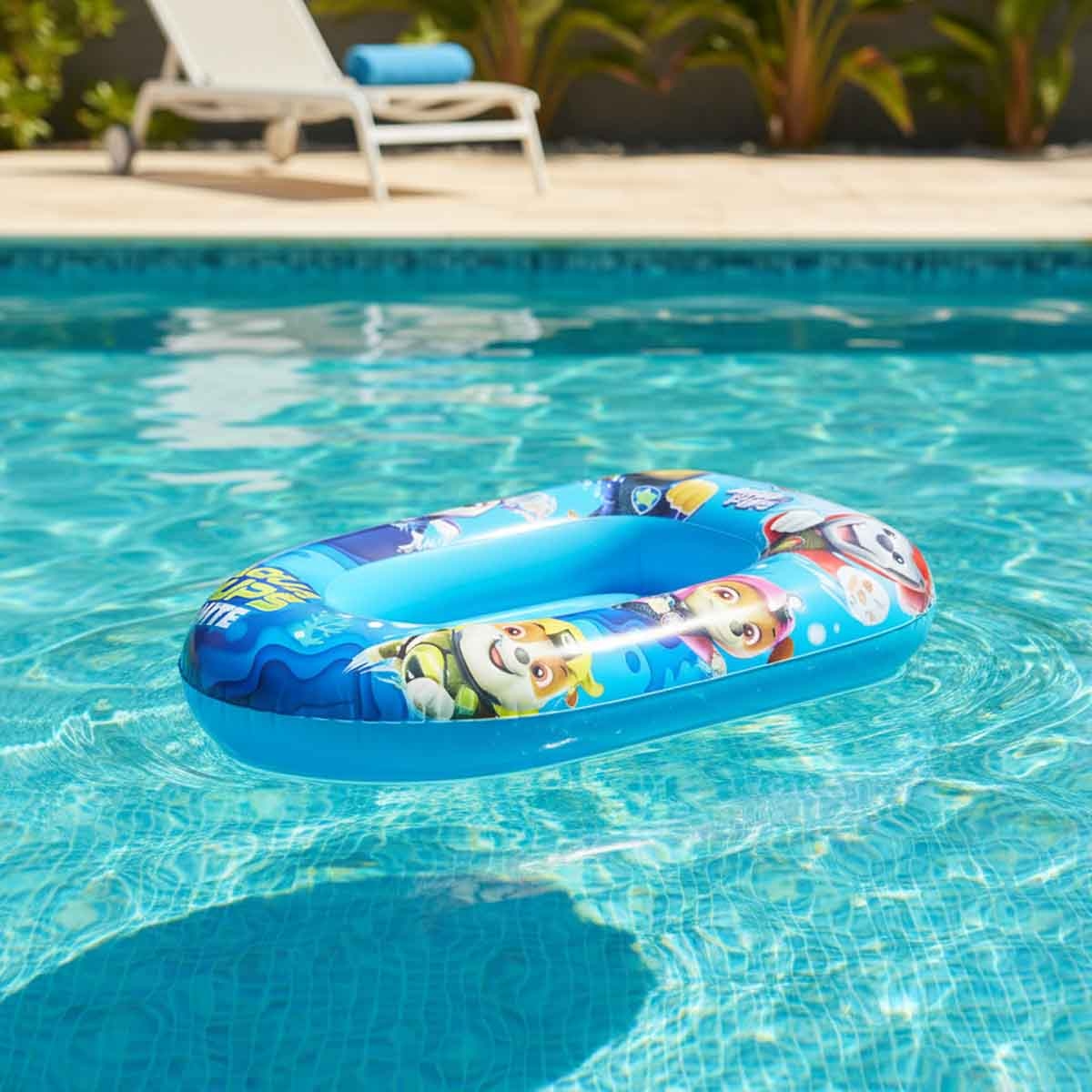 نيكيلوديون باو باترول قارب قابل للنفخ للأولاد، 3-4 سنوات