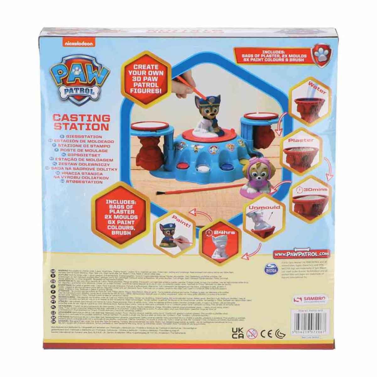 نيكيلوديون باو باترول مجموعة محطة الصب للأولاد، 3-4 سنوات